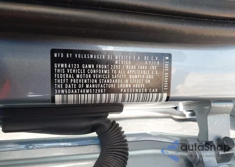 2019 Volkswagen Beetle 2.0T Final Edition Se/2.0T Final Edition Sel/2.0T S/2.0T Se из США, поврежденный, VIN 3VW5DAAT4KM512687